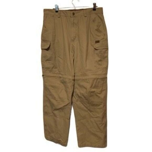 Guide Series Size 34x30 Tan Cargo Zip Off Outdoor Pants - Picture 3 of 6